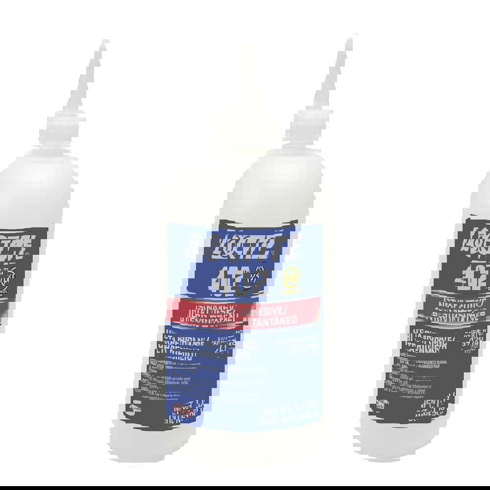 Instant Adhesives; Form: Liquid ; Container Size: 500g ; Chemical Type: Cyanoacrylate ; Color: Clear ; Working Time: 5s ; Container Type: Bottle